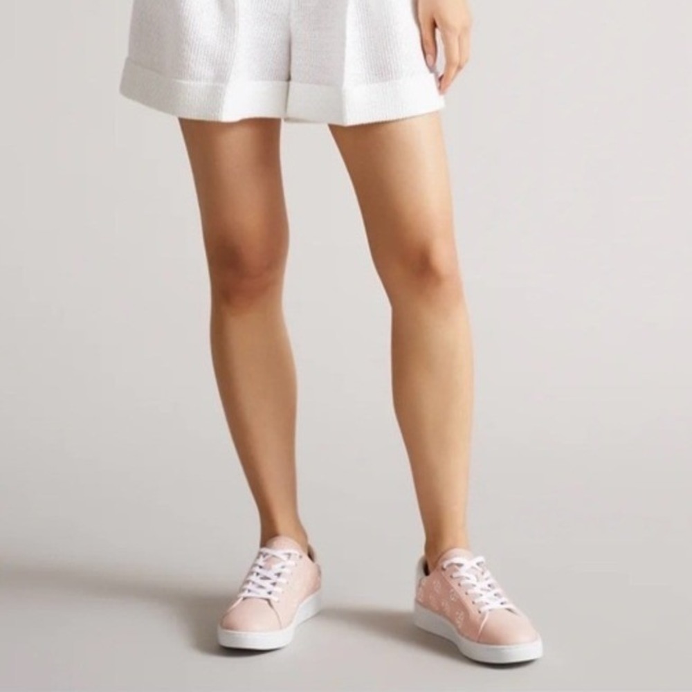 Ted Baker London Taliy Sneakers‎ in Dusky-Pink Floral Trainers Size 8